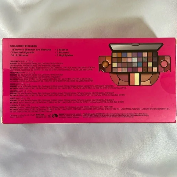 NWT Ulta Beauty “beauty gems” Master Glam 54 Piece Eyes & Face Collection